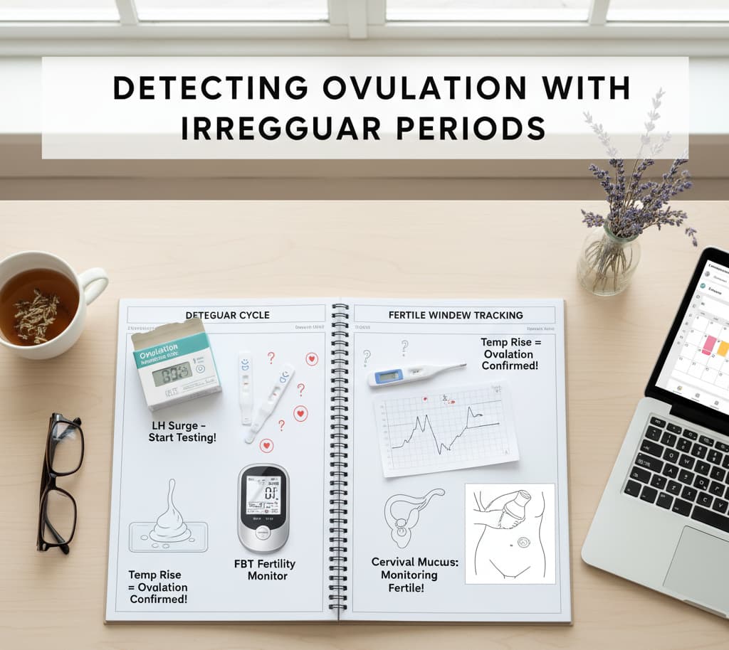 detect ovulation cycle with irregular periods