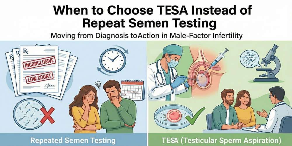 When to Choose TESA Instead of Repeat Semen Testing