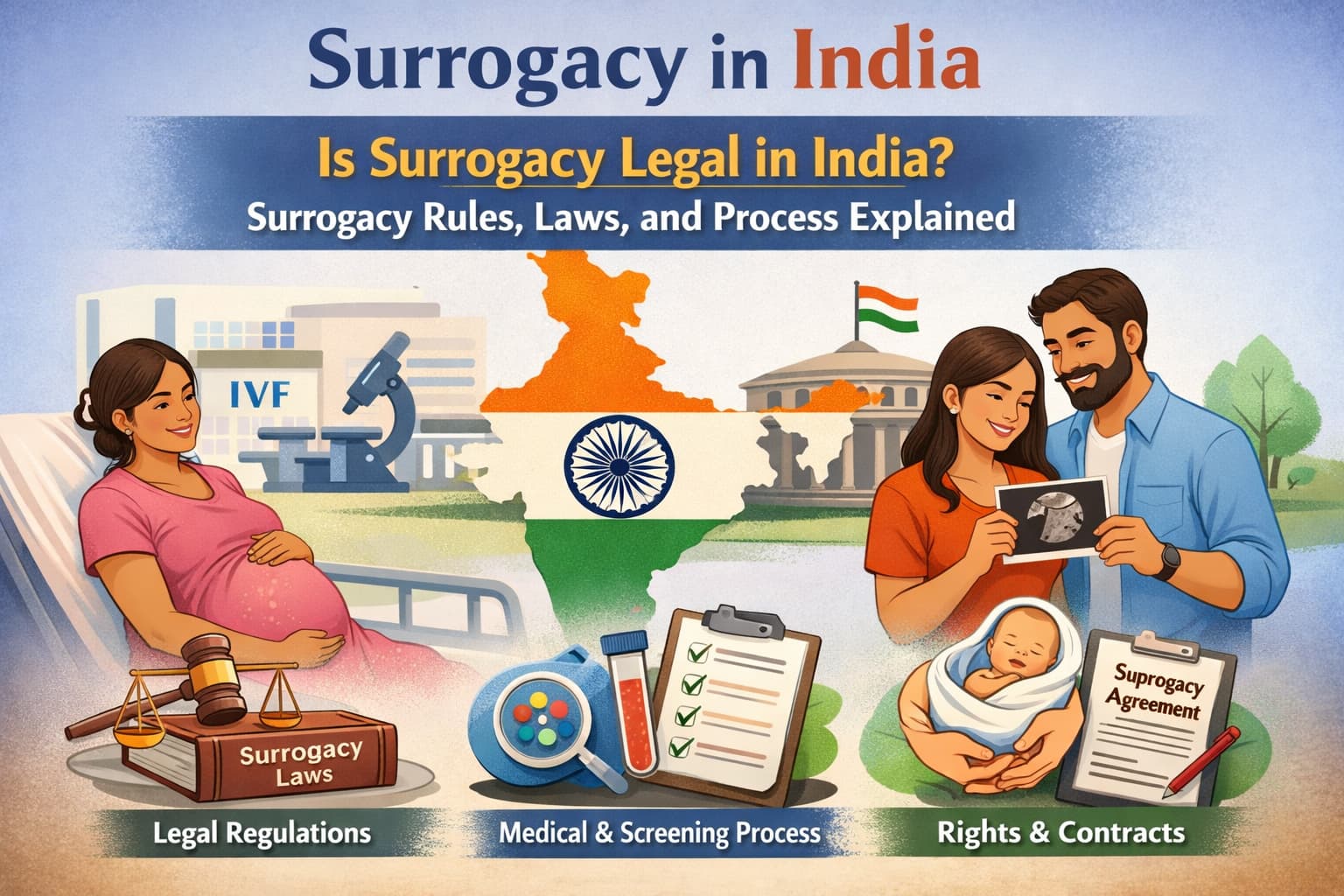 Surrogacy in India: Is Surrogacy Legal in India? Surrogacy Rules, Laws, and Process Explained