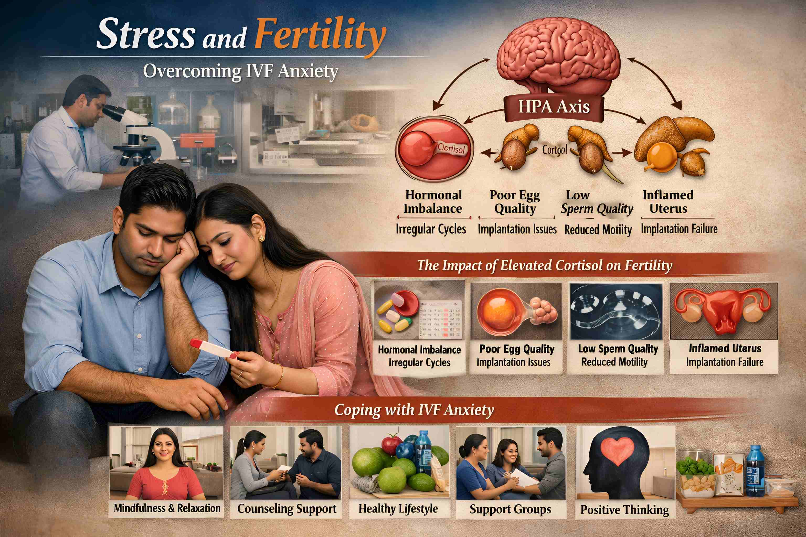 couple dealing with fertility anxiety