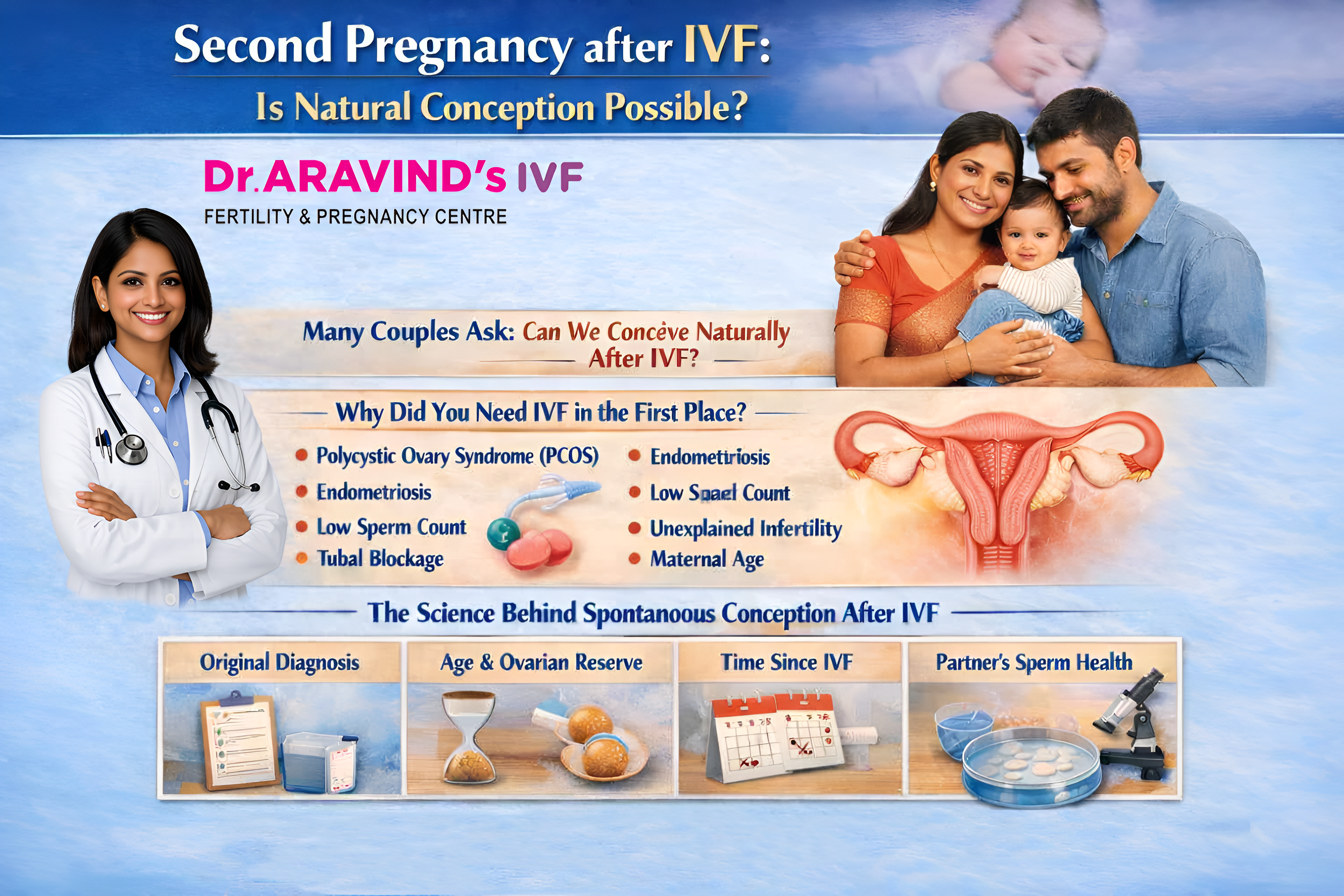 Second pregnancy after IVF natural conception possibility