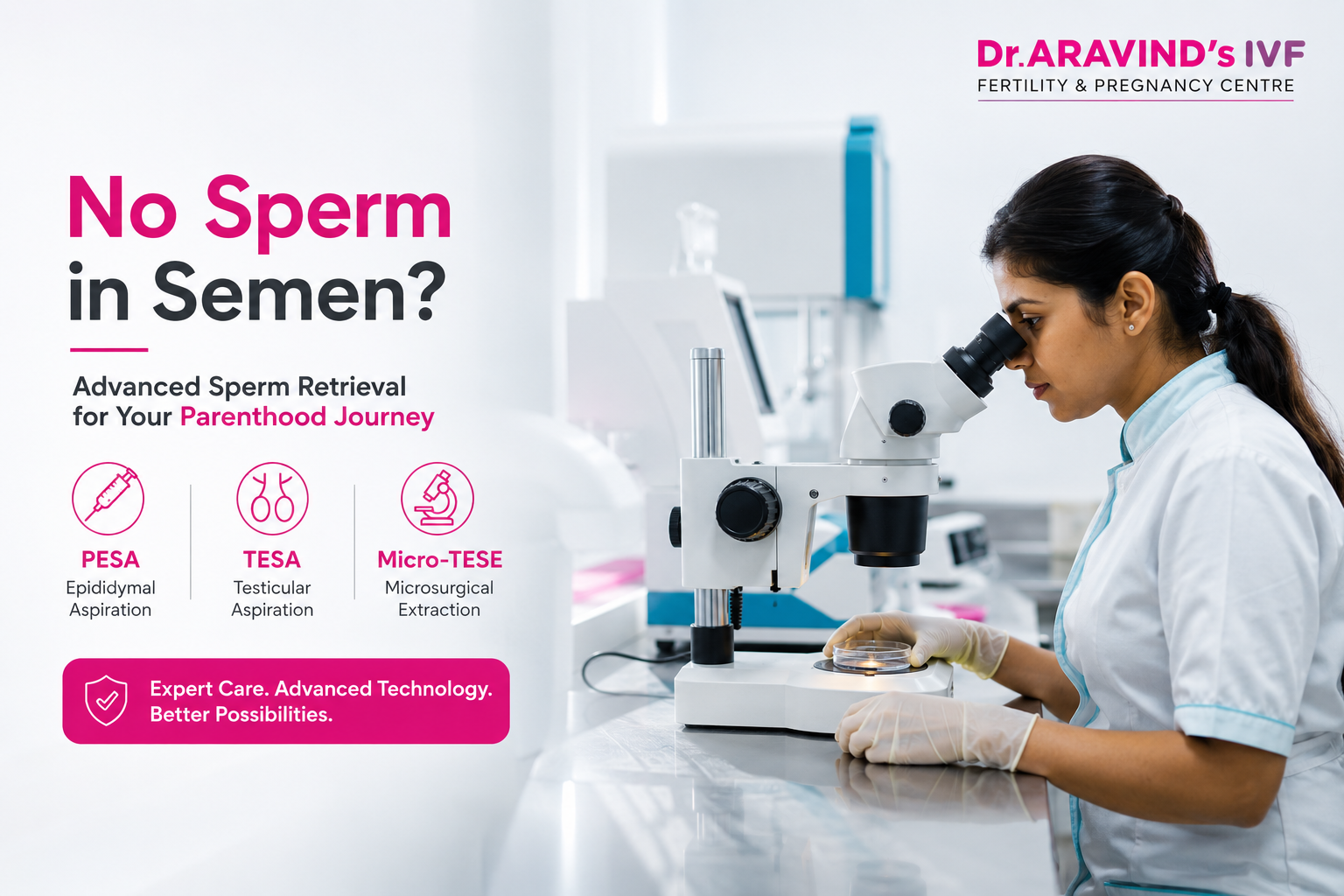 TESA vs PESA vs Micro-TESE sperm retrieval procedure